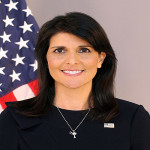 L'ambassadrice amricaine  l'ONU, Nikki Haley