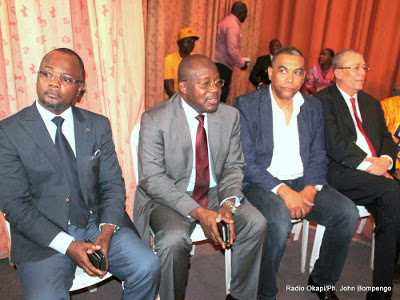 Des leaders de l'opposition politique congolaise le 30/11/2015 à Kinshasa. Radio Okapi/Ph. John Bompengo