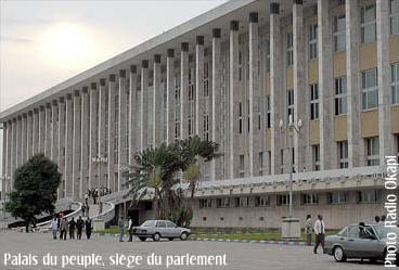 Le building du parlement du Congo Kinshasa