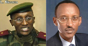 Paul Kagame et Laurent Nkunda