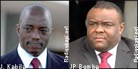 Joseph Kabila et Jean-Pierre Bemba