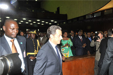 Nicolas Sarkozy à Kinshasa - Congo