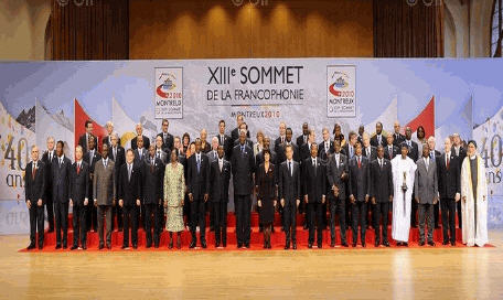 13ème sommet de la Francophonie à Montreux - Suisse