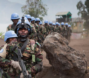 Soldats Tanzaniens de la MONUSCO