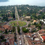 Une vue de la ville de Goma