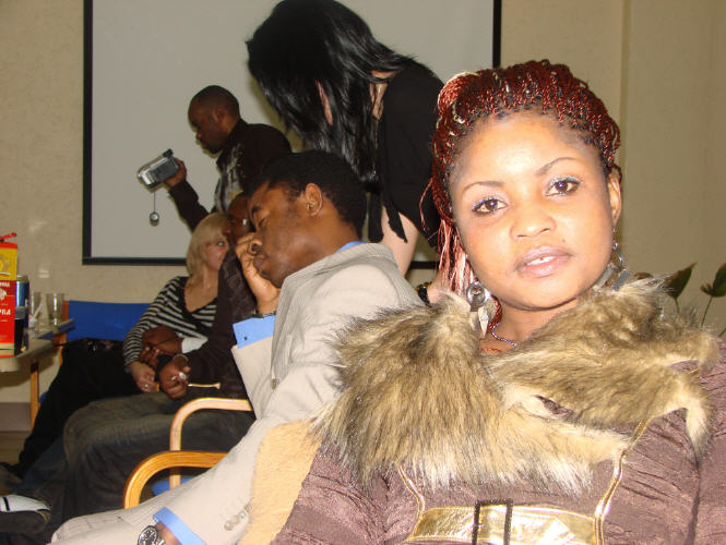 New Year 2008, congolese community in russia st petersburg