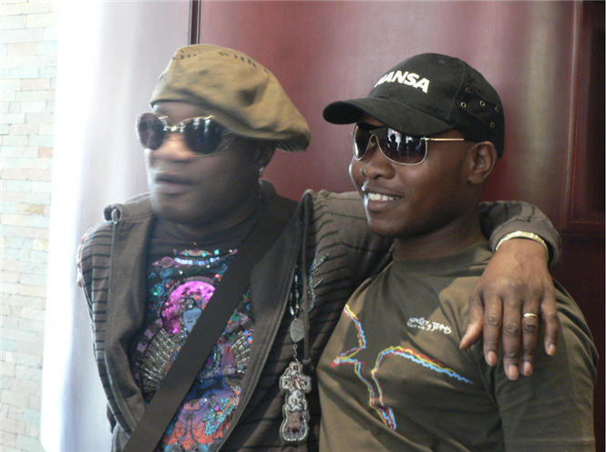 Kenneth Seema and Koffi Olomide in South Africa