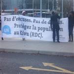 Manifestation organisée par l'ONG Corpus avec Amnesty International le samedi 22 novembre  ...
