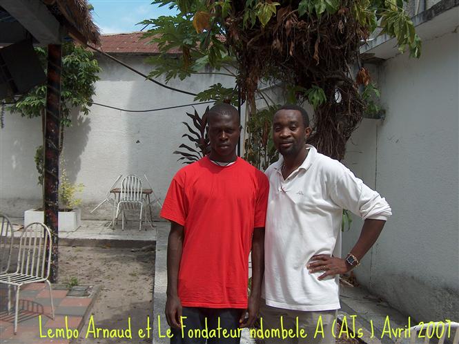 Le fondé Ndombele Seimo et Lembo Arnaud Zdane