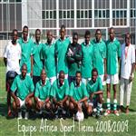 Photo de l'equipe africaine lors d'un tournoi de football... Africa Sport Ticino ( Suisse) ...