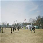 Ambiance prs du National World War II Memorial au National Mall  Washington, DC,  l'ina ...