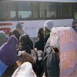 Des soldats des units de la National Guard controlent la foule se dirigeant vers le Natio ...