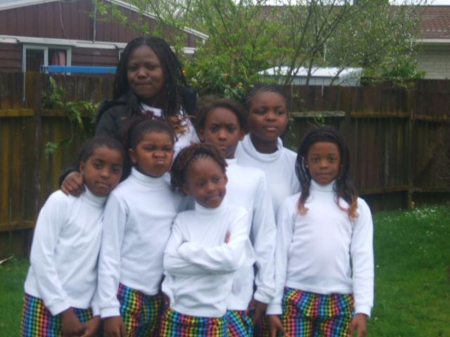 Congolese community of NZ kids at Jambo festival