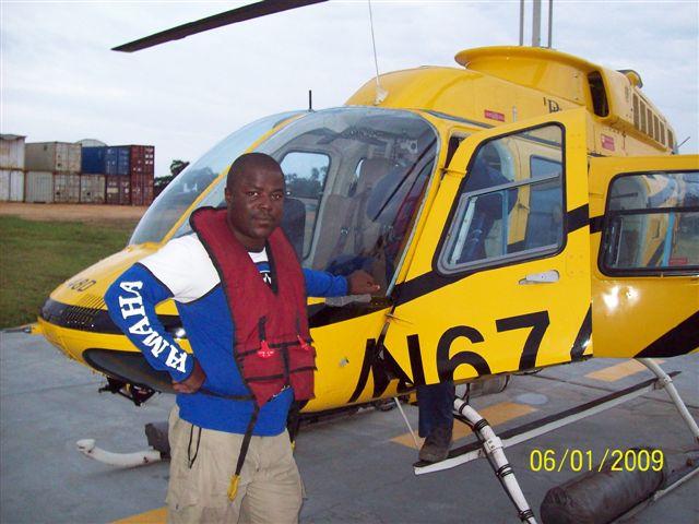 My own picture for everybody who knows me aroud the world. I was about to catch the chopper for the Offshore (Ocean Atlantic). Hi to everyone. Regards,
Champagne