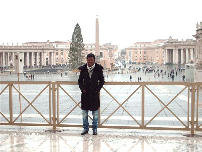 Lors de ma premire visite au vatican(Rome)