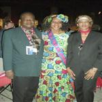 La joie de se retrouver entre mes parents , le couple Lopold-Marie-Thrse Kumbakisaka. C ...