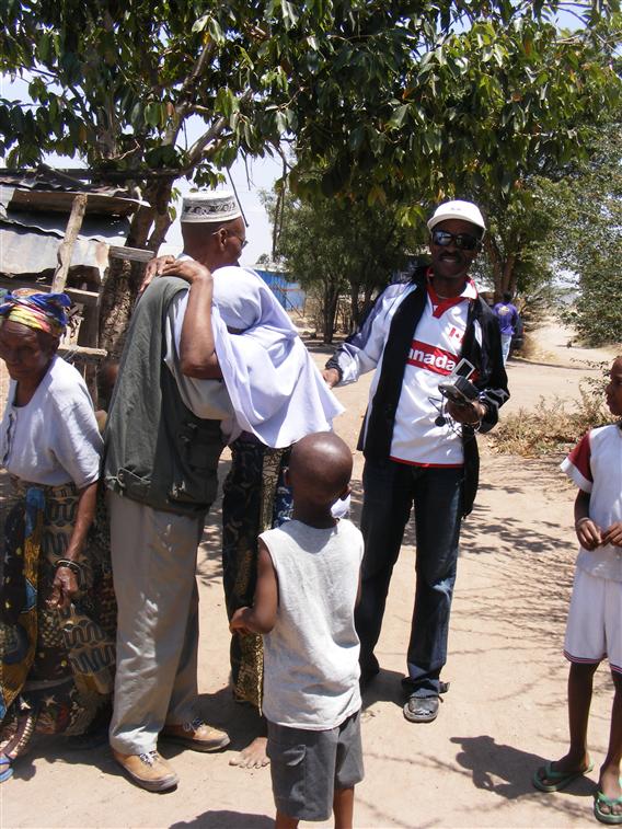 L'accueil forte de la famille en afrique.