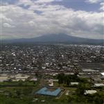 LA VUE DE LOIN DE LA VILLE DE GOMA