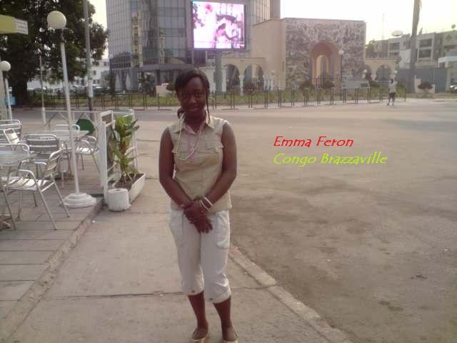 Emma Feron au Congo Brazzaville mon pays natale que j'aime