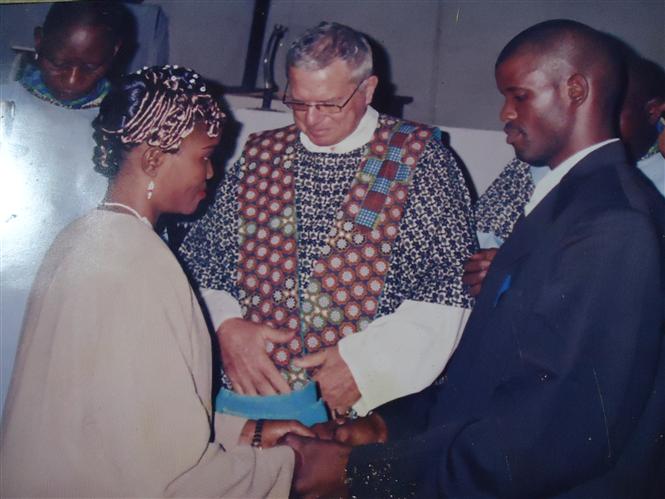 Le jour du mariage de Jean Ren et  Marie Louise